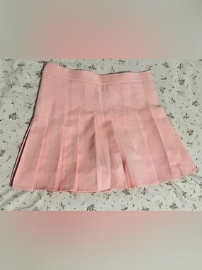 Pleated Pink Skirt